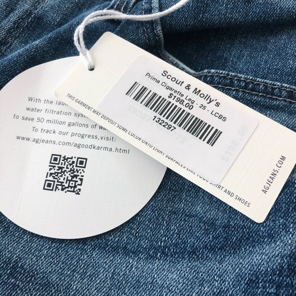 NWT AG Jeans Prima Cigarette LCBS - Picture 6 of 13